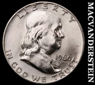 1960 Silver Franklin Half Dollar - Choice Gem Brilliant Unc+++  Lustrous  #G9660