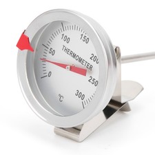 Deep Fry Thermometer Stainless Steel Measuring Tool With 5cm Dial For Oil Pan