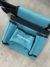NEW Ladies Amazon Basics Adjustable Tool Belt Toolbelt Aqua