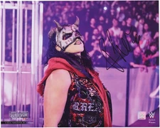Rhea Ripley WWE Signed 16" x 20" 2024 Survivor Series Mask Entrance Photograph
