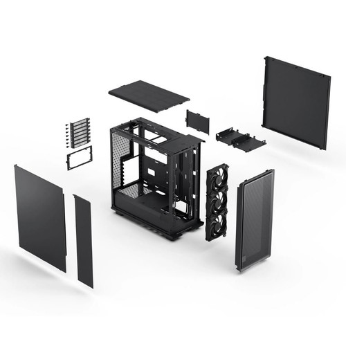 Fractal Design Epoch Black Solid FD-C-EPO1A-01 High Airflow PC Gaming Case - Afbeelding 8 van 8