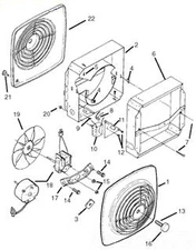 BROAN S99080175 Motor 511 Ventilation Fan Kitchen Fans & Hoods