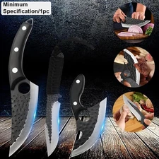 Stainless Steel Kitchen Knives Set 1 2 3PCS Chef Boning Beef Camping Knife