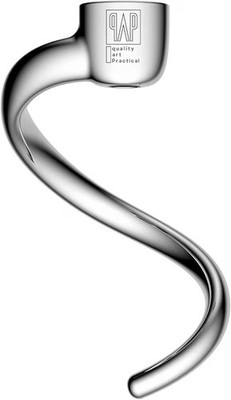 Stainless Steel Spiral Dough Hook Replacement for KitchenAid 4.5QT & 5QT Bowl...