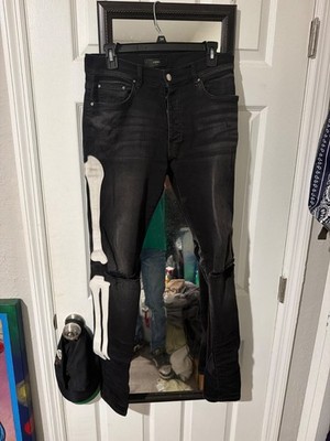 amiri bones patch jeans size 30