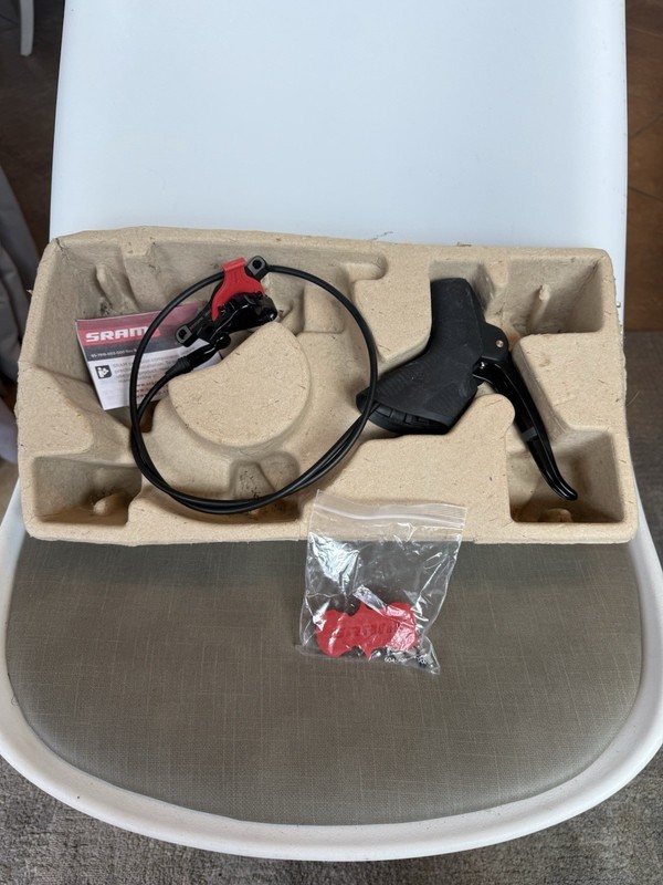 SRAM Apex 1 HRD Front Left Hydraulic Disc Brake Pre bled Caliper & lever, NEW