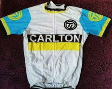 Mens Retro CARLTON Cycling Jersey Bicycle Jersey Cycling Shirt Cycling Tops
