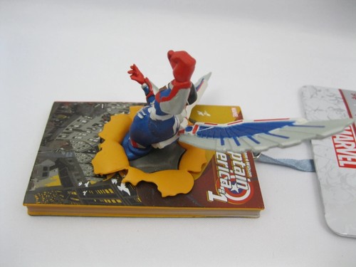 Sam Wilson Captain America Hallmark Sketchbook Ornament Christmas Marvel New - Picture 3 of 7