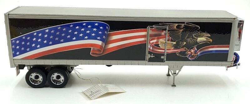 Franklin Mint 1/32 Scale B11UK53 - Refridgerated American Trailer - Silver/Black - Image 4 of 4