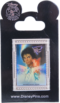2010 Disney Parks Pin Captain EO Michael Jackson Logo Attraction