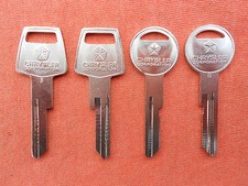 4 Dodge Chrysler Plymouth Nos Key Blanks 1968 1969 68 69