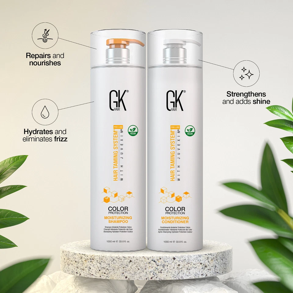 GK HAIR Moisturizing Shampoo and Conditioner Set 33.8 oz Dry Damage Sulfate Free - Image 2 of 4