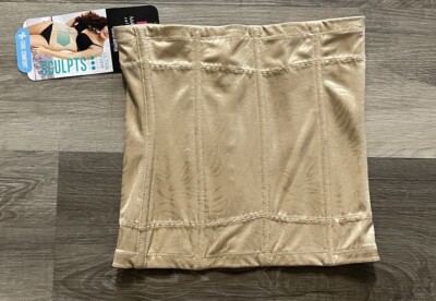 Maidenform Girdle  Waist Nipper Hip Shaper Sculpts Hook Eye Cooling Small Nwts!