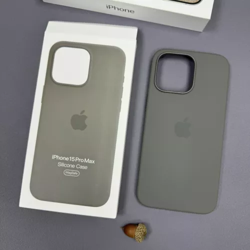Custodia originale in silicone con MagSafe per iPhone 16 Pro Max 15 Pro 14 13 12 - Imagen 38 de 54