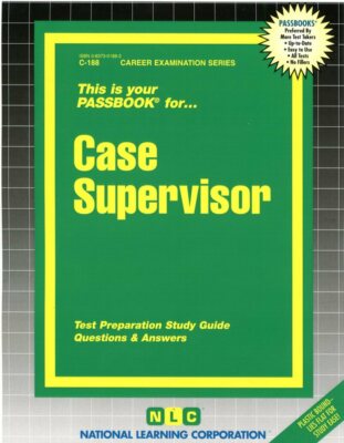 NEW Case Supervisor Exam Practice Passbook Ace Upcoming  Civil Service Test