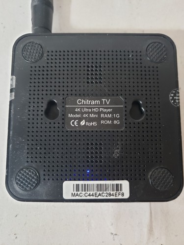 chitram tv 4k mini ultra hd player, missing power adapter - Picture 2 of 3