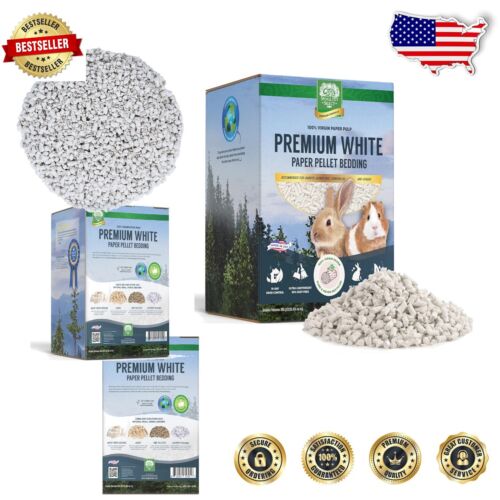 Eco-Friendly Small Animal Bedding: Lightweight White Pellets for Clean Cages