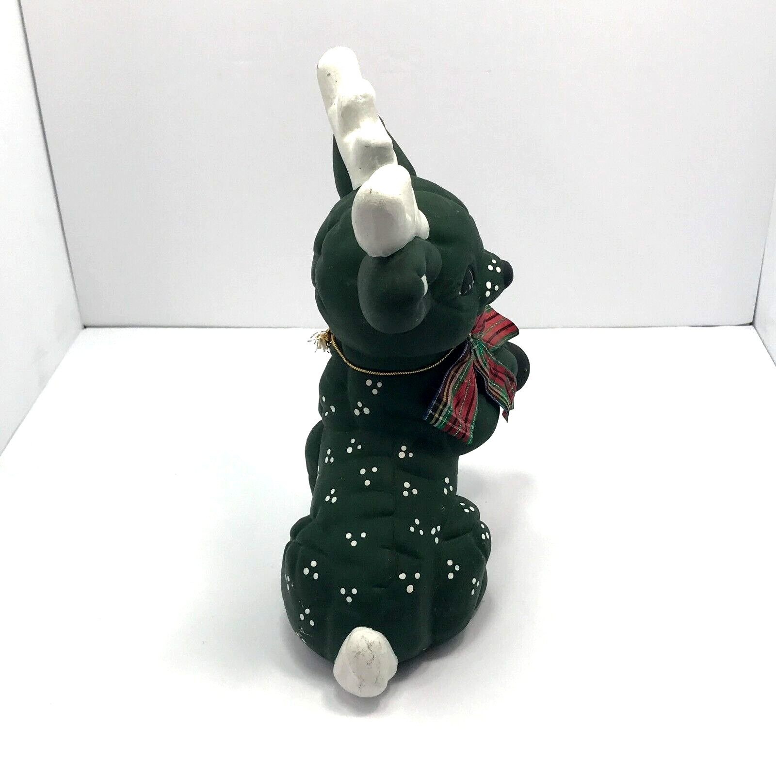 VTG Kimble Mold Reindeer Forest Green Ceramic Winter Holiday Christmas READ