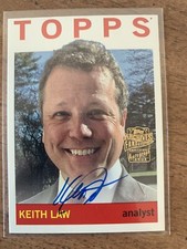 2023 Topps Archives Fan Favorites Autographs #64FF-KL Keith Law Auto