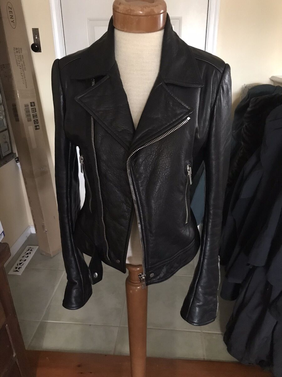Balenciaga Leather Jacket Women's 40 EUC | eBay Balenciaga Leather Jacket Women's 40 EUC | eBay