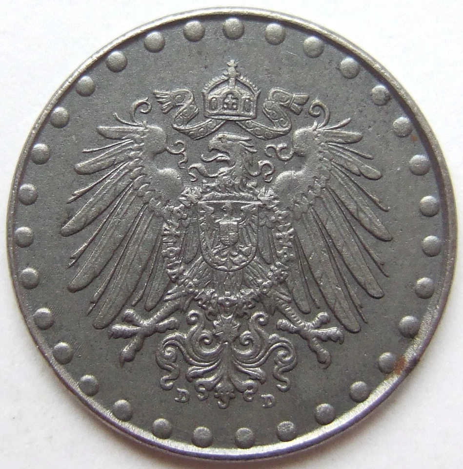 Replacement German Reich 10 Pfennig 1922 D Extremely fine / Brillant - Image 2 of 2