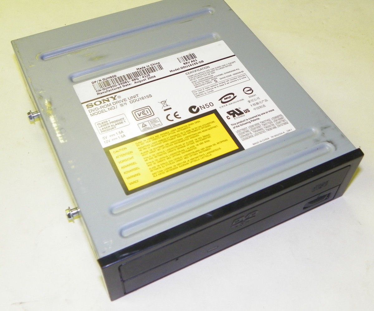SONYDVDドライブDDU1615 Sony DDU1615 DVD-ROM Drive DDU1615-B2 - No Bezel | eBay