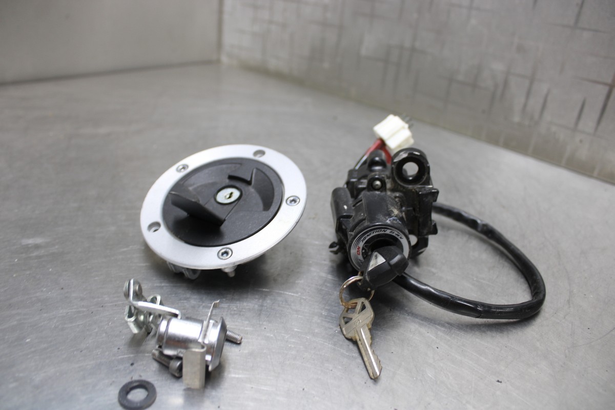 16-21 Kawasaki Ninja ZX14R Lock Set Ignition Gas Cap Key | eBay
