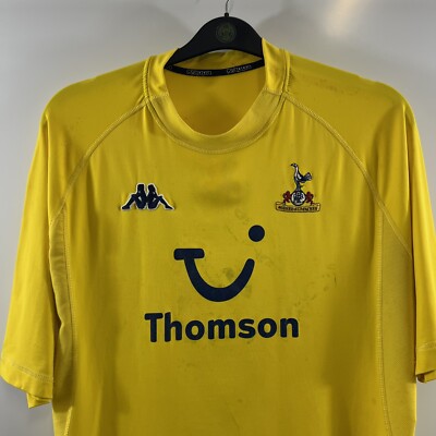A Tottenham Hotspur replica blue short sleeved Kappa away shirt, 2004