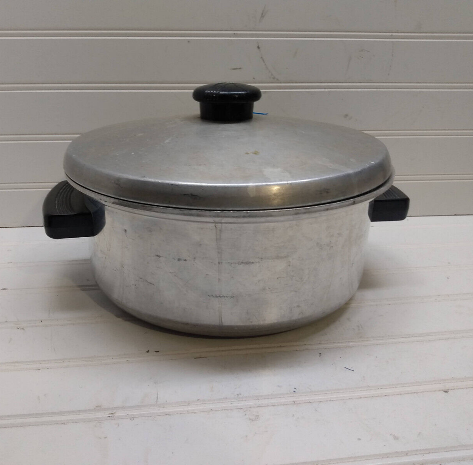 KitchenCraft Kitchen Craft 4Qt Aluminum Stock Pot Steamer Pan Double