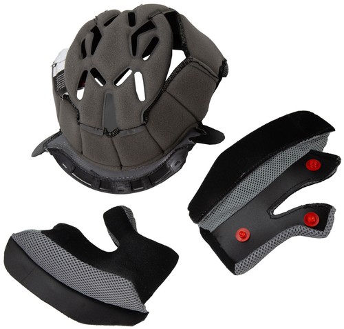 Fulmer 204 MPX Helmet Replacement Cheek Pad & Top Liner Pad Black - 第 1/1 張圖片