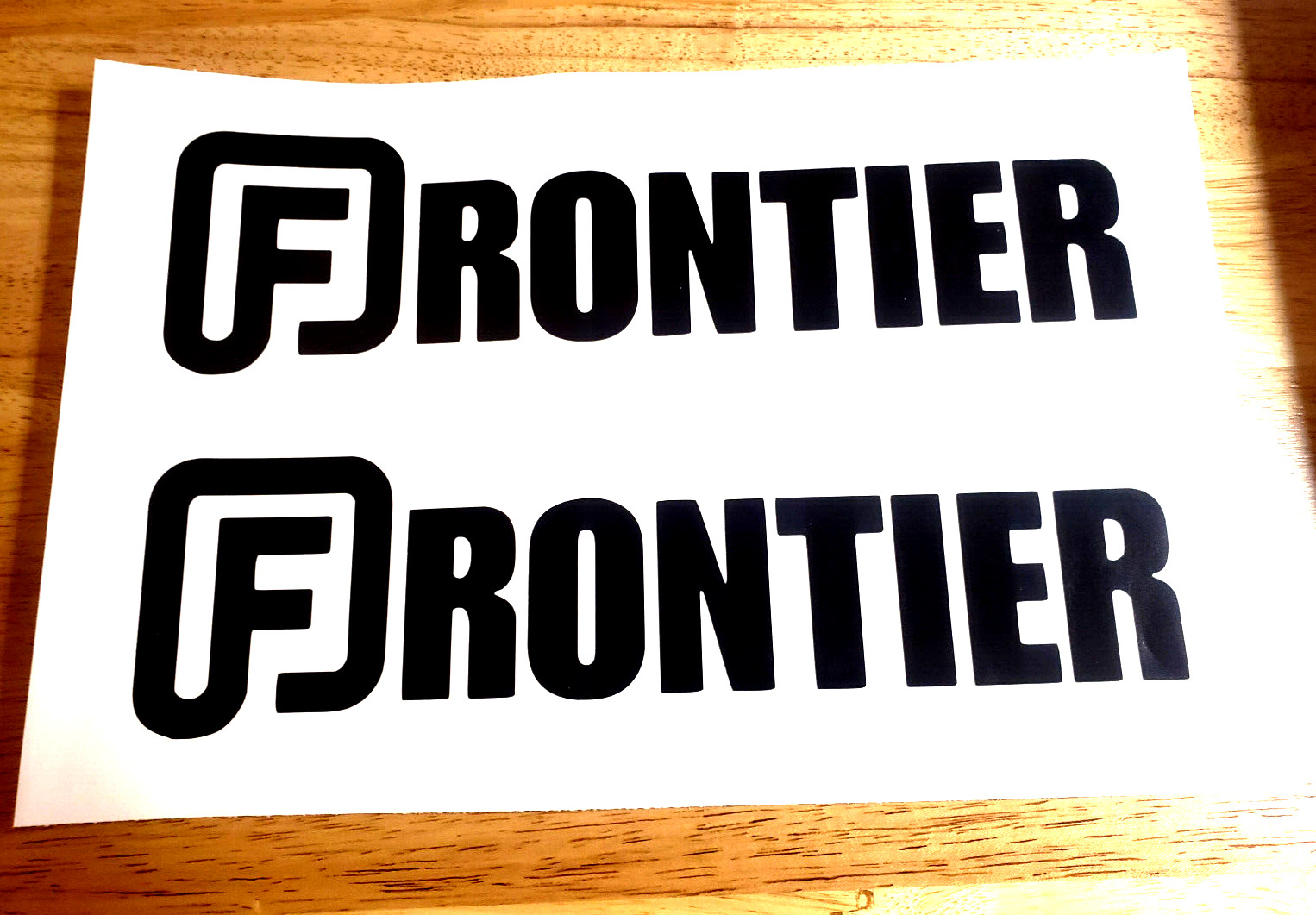 Decals Stickers Gloss Black 11" (2) Fast Usa