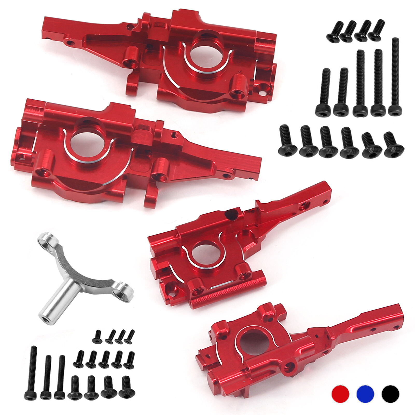 Aluminum Front Rear Bulkhead Gear Box for Traxxas 1/16 E-Revo Slash 4WD Summit