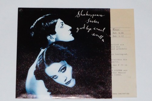 SHAKESPEARS SISTER -Goodbye Cruel World- 7" 45 mit Product Facts Promo-Flyer