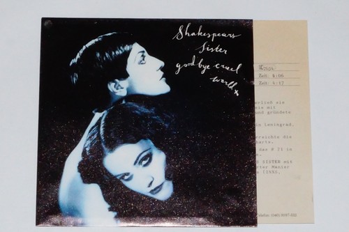 SHAKESPEARS SISTER -Goodbye Cruel World- 7" 45 mit Product Facts Promo-Flyer  - Photo 1/1