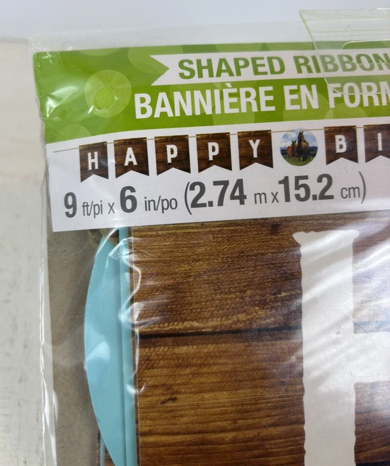 New Horse and Pony Birthday Party Centerpiece Table Cover  Banner Cupcake Topper - Image 4 of 4