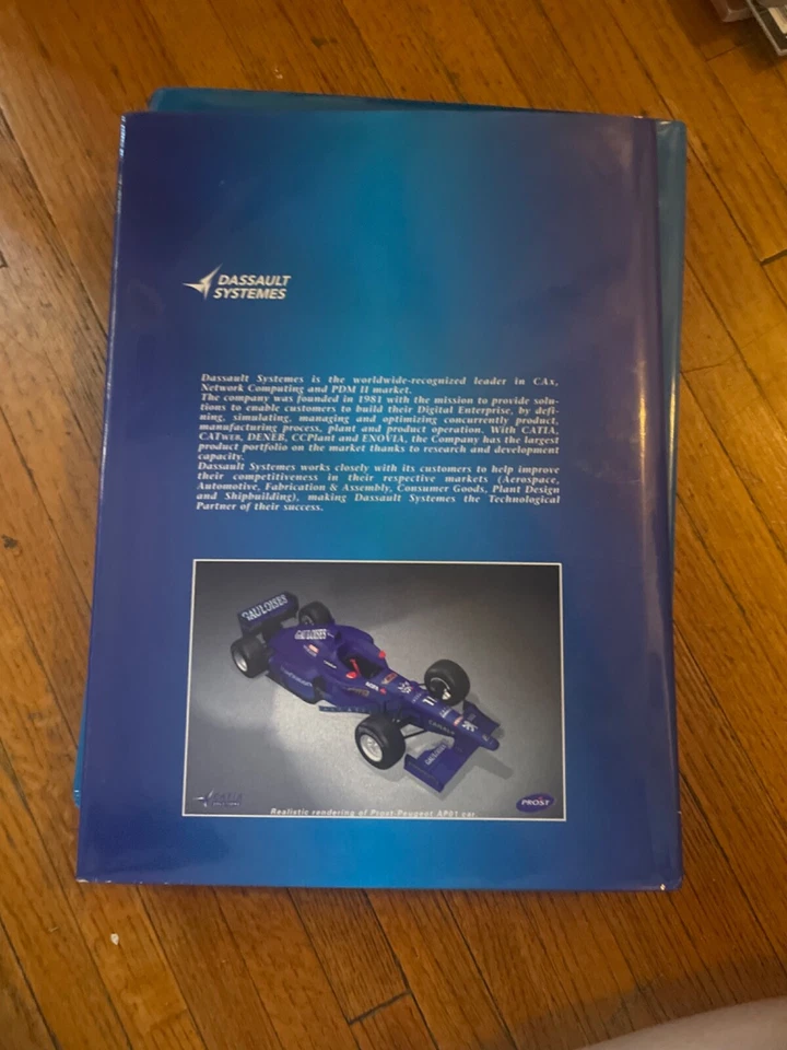 Prost Grand Prix 1998 Catia Solutions hardcover book - Image 2 of 4