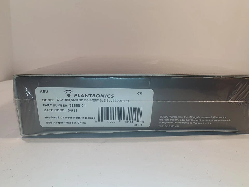 Plantronics Savi Go WG101/B Wireless Headset for Skype for Business Lync pc mac - Image 3 of 3