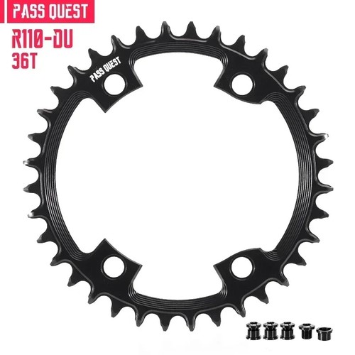110BCD 4 Bolt Chainring for Shimano Ultegra 36T-60T Aero Bicycle Chainwheel - Picture 9 of 47