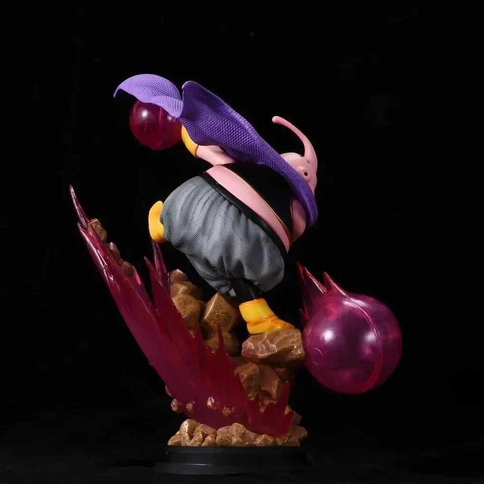 Action Figure Majinbu Dragon Ball Z Majin Buu Luminosa 21cm Statua Da Collezione - Immagine 3 di 4