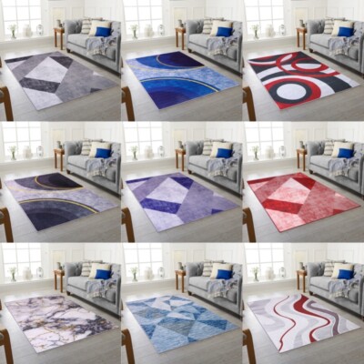 Moderne große Teppiche für Wohnzimmer Schlafzimmer Teppich Flur Läufer Teppich Fußmatten