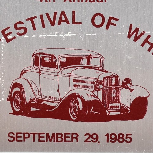 1985 4th Festival Of Wheels Car Show Automobile Meet Club Frankenmuth