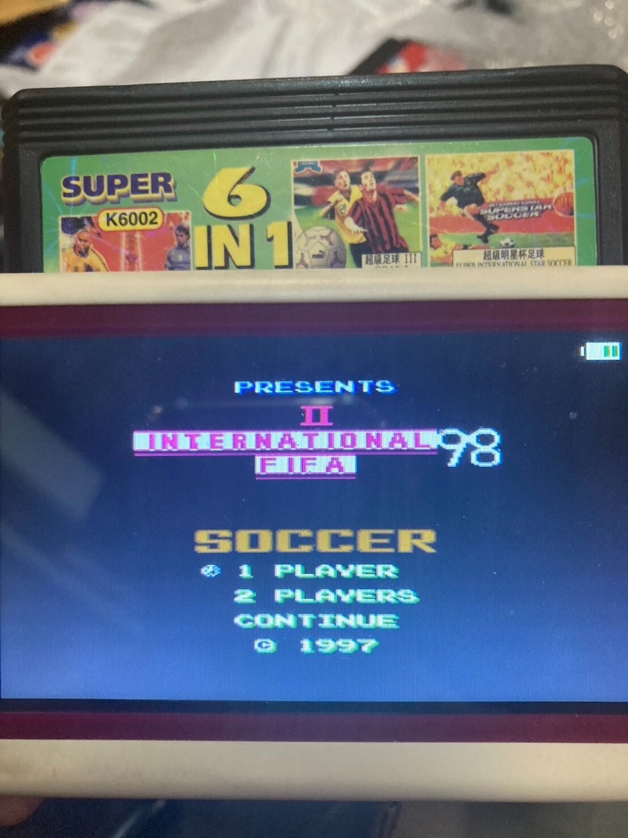 Famicom NES Game Super K6002 6in1 Soccer Series | eBay