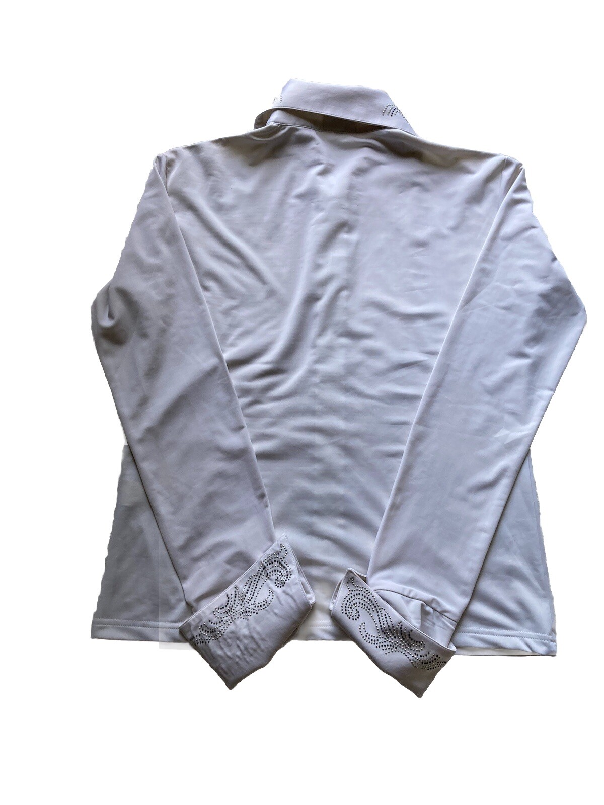 Royal Highness Equestrian Zip Up Show Shirt With Rhinestones Sz MED - Set Of 2