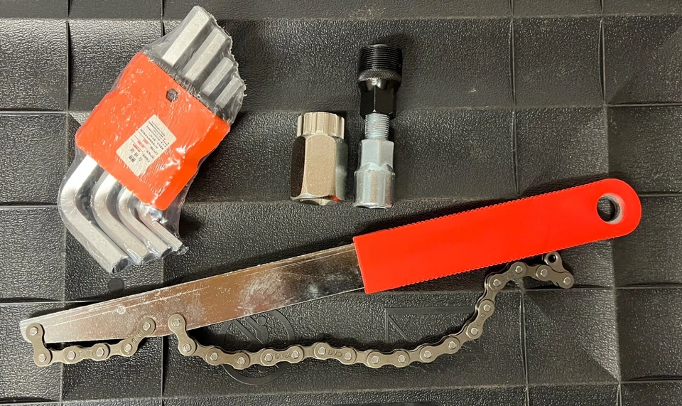 NUEVAS herramientas de bicicleta; llaves Allen de 1,5-10 mm, extractor de manivela cadena látigo casete removedor - Imagen 3 de 4