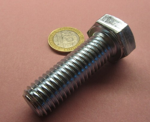 Tap Bolt, FT, GRADE 2, Zinc 5/8"-11 x 2.00" Length, 10 Pc - Picture 8 of 11