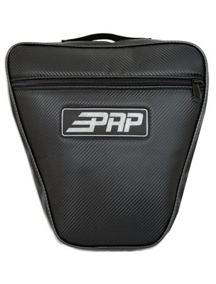 PRP Seats RZR Universal Door Bag Black Carbon Fiber Vinyl Polaris RZR