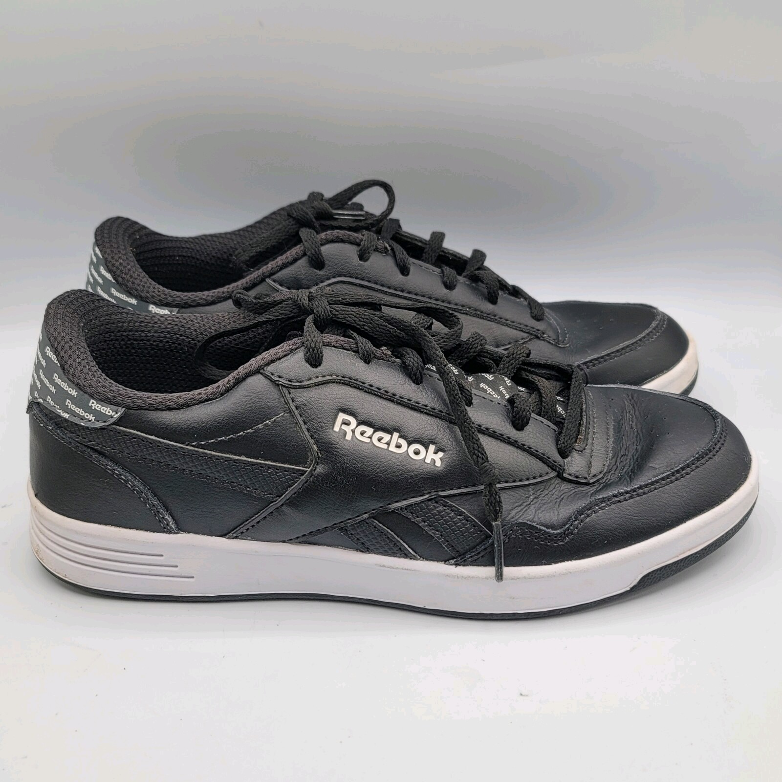 Reebok Women's Court Sneakers Size 8.5 Black Royal Ortholite EF7730