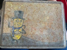 Planters Peanuts Metal Tin Surface Rust