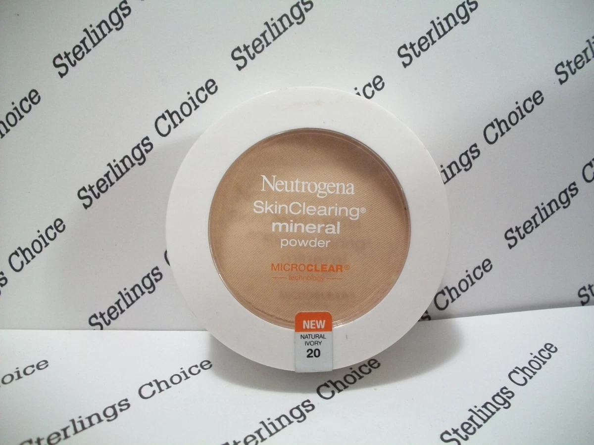 Neutrogena SkinClearing Mineral Powder #20 Natural Ivory | eBay