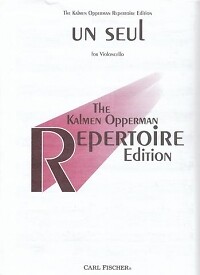 OPPERMAN UN SEUL CELLO - Bild 1 von 1